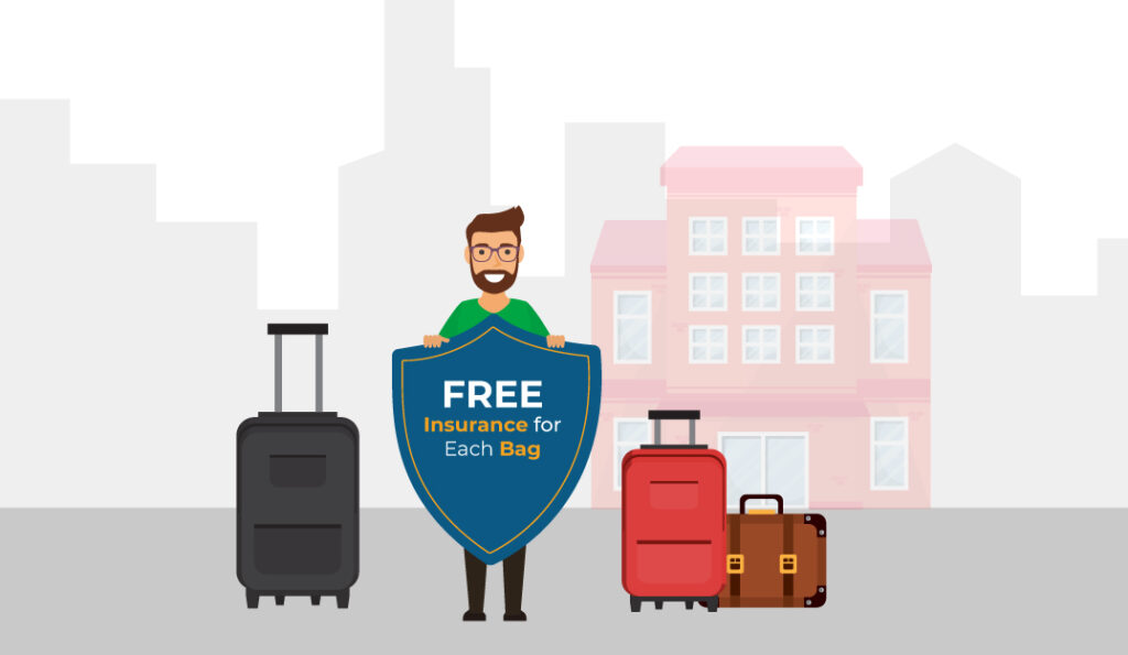 Free Luggage Insurance to Customers by Lugbee