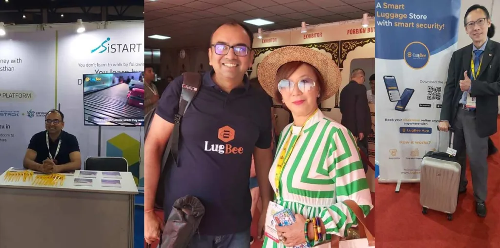 LugBee team at the Great Indian Travel Bazaar