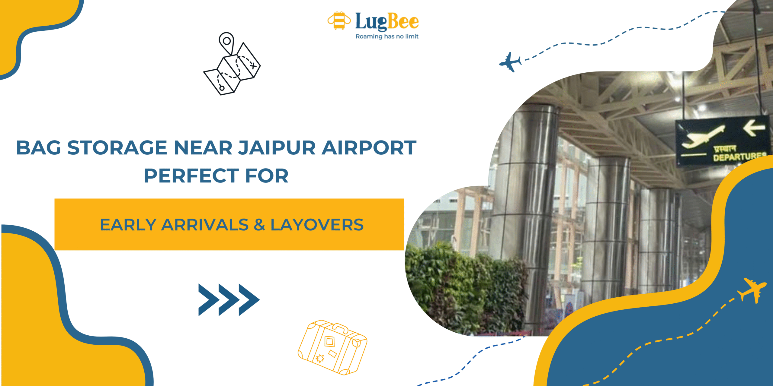 Bag Storage Near Jaipur Airport – Travel Light from the Moment You Land