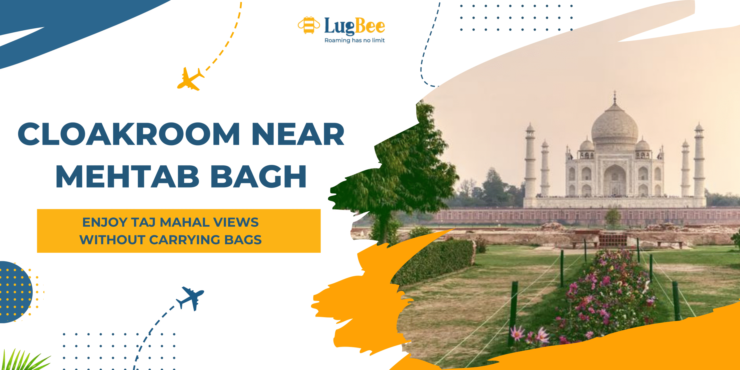 Cloakroom Near Mehtab Bagh – Enjoy Taj Mahal Views Without Carrying Bags